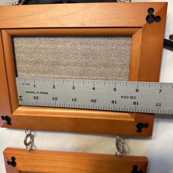 Disney 3 Tier Frames Holds 3 X 5 Picture Wood 5.5 X 7 Mickey Mouse Ears  New - Picture 9 of 12